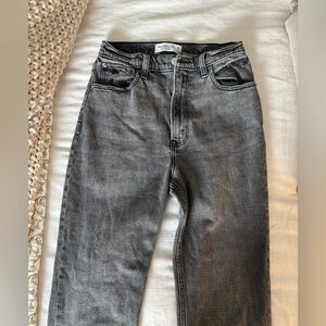 Abercrombie & Fitch Curve Love, Ankle Straight, Ultra High Rise Jean